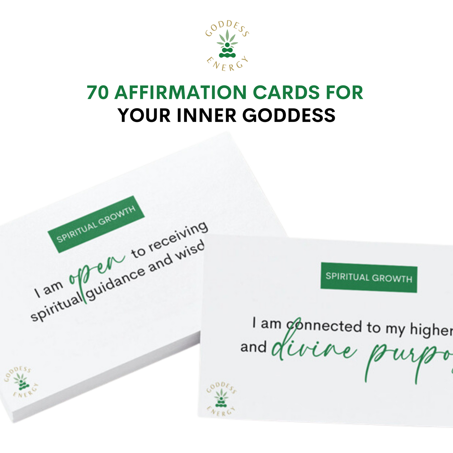 70 Affirmation Cards for Your Inner Goddess