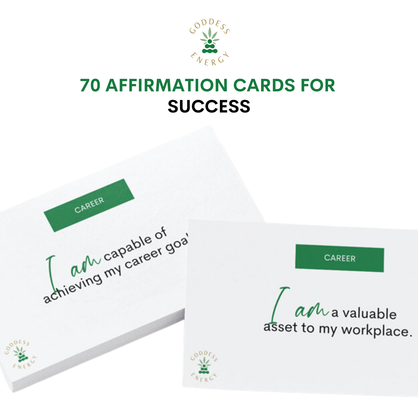 70 Affirmation Cards for Success
