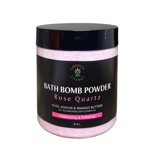 Rose Quartz Bath Bomb Powder