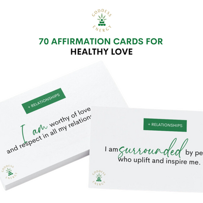 70 Affirmation Cards for Healthy Love