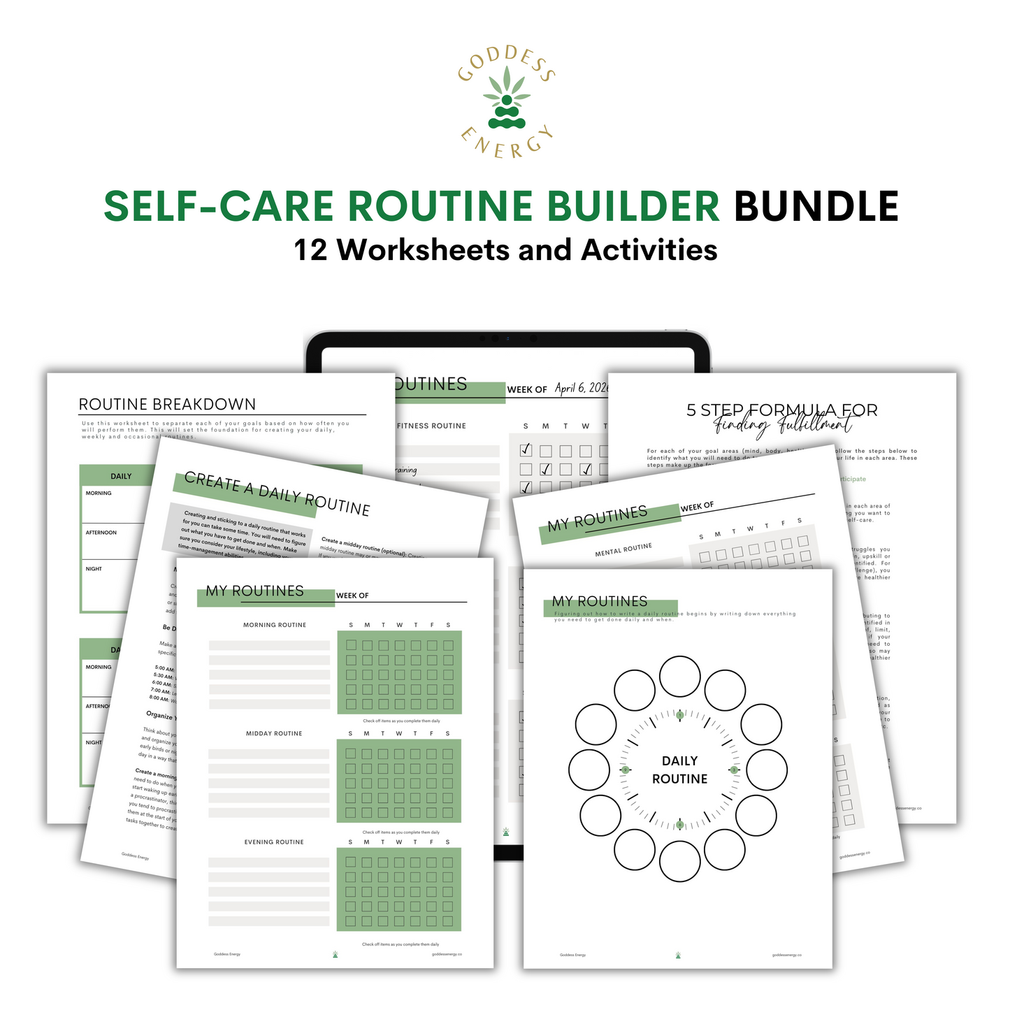 Self-Care Routine Builder Bundle